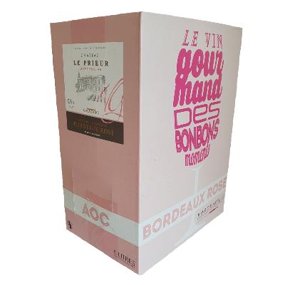 Château Le Prieur - Bag-In-Box 5 Litres AOC Bordeaux Rosé