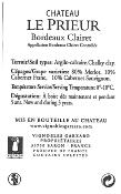 Château Le Prieur - Cuvée Passion 2019 AOC BORDEAUX CLAIRET 